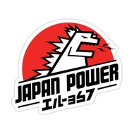 K770# GODZILLA JAPAN POWER Vinyl Decal Stickers
