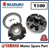 SUZUKI V100 FRONT PULLEY SET 0 ASSY V 100 V-100 FRONT PULLEY DEPAN PULEY ASSY SUZUKI
