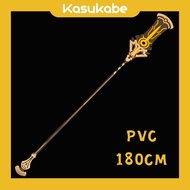 Genshin cos Props Red Sand Wand Cyno Candis Long Handle Equipment Game cosplay Model