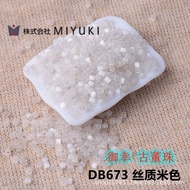 Worn-Resistant Miyuki Antique Beads Gold Silver White Transparent Series Handmade DIY String Loose B