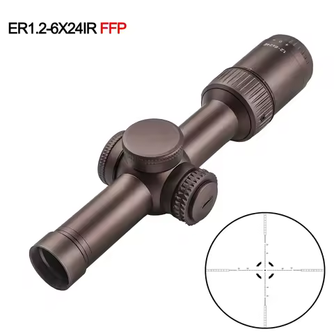 T-eagle XT 1.2-6 X24 IR FFP Tactical Riflescope Spotting Hunting Optical Rifle Scope Collimator Airg