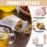 Tea Bag Non-Woven Empty Teabags Seal Filter Disposable Tea Soup Bag / Tali Uncang Teh Beg / 茶包袋