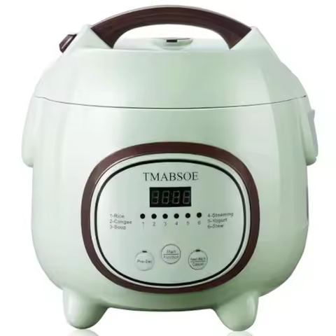 6 Cup Rice Cooker for 1-3 People with 6 Cooking Modes 24-Hr Delay Timer Auto Keep Warm Non-Stick Inn