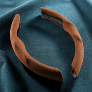 วัสดุที่ถอดได้และสวมใส่ได้สำหรับพวงมาลัย Volvo XC60 S90 S60 XC40 XC90 V40 V60 EX30 EM90 แบบ PU ยางกั