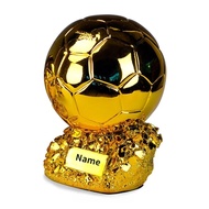 cod 25cm Golden Ballon Football Excellent Player Award Competition Honor Reward Spherical Trophy Bes