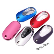 All New Mercedes-Benz C 220 d 2022 Remote Case TPU Key Cover with PC Transparent Push button Gu