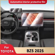 For TOYOTA BZ5 2025 Car Interior Center Console Instrument Dashboard Protective Cover Film Anti-scra