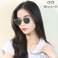 MATAHARI Mushto Sunglasses Anti Glare Sun Polarized Sunglasses Modern Round Style Metal+Tr90 Lightwe