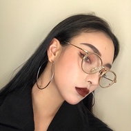 Simple Earrings Classy All-Match Circle Earrings Female High-End Sense Plain Circle Earrings Earring