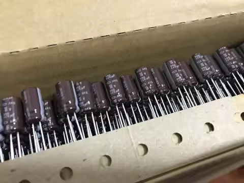 2024 10pcs new 220uF 16V NIPPON NCC AKG Series 6.3x11mm Low ESR 16V220uF Aluminum Electrolytic Capac