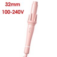 jie7 MALL NOVUS Auto Rotating Ceramic Curler 32 Mm Big Roll Negative Ion Crimping Iron Fast Heating 