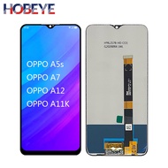 HOBEYE For OPPO A5s A7 A12 A11K LCD Original 100% Tested 6.2'' LCD Screen Digital Touch Screen Display Frame Assembly Replacing Part For OPPO A5s LCD