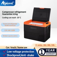Alpicool fridge CL30L/40L/50L Smart Car Home Dual-purpose 冰箱 12V/24V/220V Small Compact Compressor Refrigerator Portable
