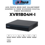 Dahua CCTV ANALOG DVR 4CH 2MP 1080P Cooper 1U 1HDD WizSense Digital Video Recorder XVR1B04H-I