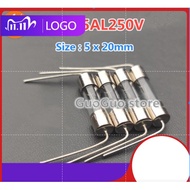 XH  10pcs F12.5AL250V Fast Acting Fuse 12.5A 250V Induction Cooker Glass Fuse Volume 5x20MM