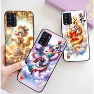 Oppo a57 2022 / a77s case with cute baby dragon print