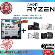 AMD Ryzen 7 7800X3D Combo Bundle Gigabyte X870 B850 Aorus Elite Processor 8Core 16Thread R7-7800X3D