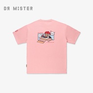 DR MISTER  "Sole Lover" Tragic Romance Broad Tee - Beige Pink