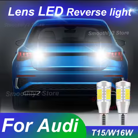 2pcs W16W LED Reverse Lights Bulb T15 On Car Back Up Lamp For Audi 8U Q5 8R Q7 4L TT 8J A1 8X1 8XK A