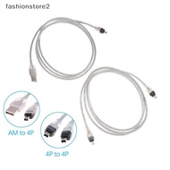 [fsh] 1394 Fire Wire USB To 4p USB To 1394 Data Cable IEEE 1394 Connection Cable Camera DV Acquisiti