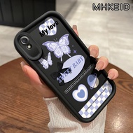 Casing Hp Xiaomi Redmi 9A Redmi 9i Redmi 9T Redmi 9 Power Case ponsel pola Kupu-kupu berbentuk hati 