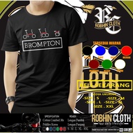 Brompton T-Shirt Folding Bike Bicycle Clothes Distro