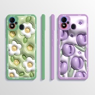 Itel A33 Plus Flower Pattern Jelly Soft Silicone TPU Case Itel A33 Plus A33Plus Phone Case