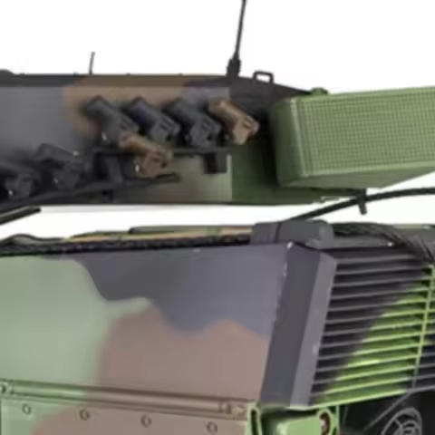 Toys Heng Long 1/16 7.0 Plastic Leopard2A6 RC Tank 3889 W/ 360° Turret Barrel Recoil Ready to Run Mo