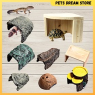 Reptile Hide Cave tortoise cave gecko hideout lizard hiding cave tortoise hide wood house reptile ca