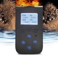 Underground Mining 4 in 1 Multi-Gas Detectors Test CH4 H2 CO H2S SO2 Explosive Gas Detector