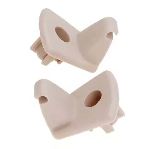 2Pcs 1EJ51BD1AA Sun Visor Hook Clips Replacement Bracket Hanger Holder For Chrysler 300 Dodge Charge