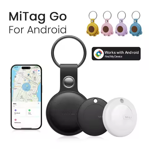 MiLi MiTag Smart Tracking for Google Find My Android Tag Bluetooth Tracker for Keys, Suitcase, Backp