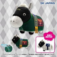 日本賽馬公仔 27cm 黃金船 (馬服) 、杏目 純種賽馬公仔 SK Japan  有牌 ゴールドシップ アーモンドアイ