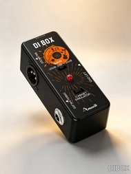 AMUZIK LEF-331 DI Box Pedal พร้อม Cab Simulator ควบคุม Gain ควบคุม Ground Lift ช่องสัญญาณ XLR Balanc