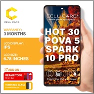 Lcd For Infinix Hot 30/Hot 30 5G/Note 30/Note 30 5G/NOTE 40X 5G/Tecno Pova 5/5 Pro 5G/SPARK 10 Pro (
