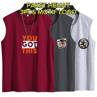MEN'S SAVING PACKAGE 3 PCS MEN'S SINGLET/ CONTAINING 3 PCS DISTRO COOL MEN'S UNDERWEAR/ 3 PCS