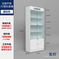 HY/🍑Mishu Display Cabinet Made of Glass Commercial Honor Showcase with Lock Display Case Product Cabinet Display Sample