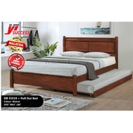 Yi Success Yumi Wooden Queen Bed Frame / Quality Queen Bed / Katil Queen Kayu / Wooden Double Bed / Bedroom Furniture
