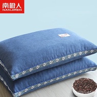 ST/🎫Nanjiren Three-Dimensional Linen Buckwheat Pillow100%Buckwheat Hull Buckwheat Skin Pillow Pillow Core Four Seasons S