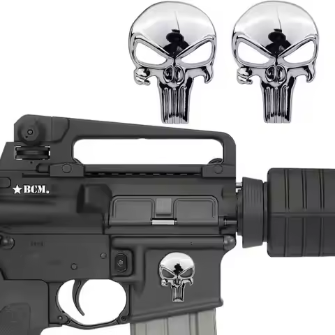 Outdoor 3D Stickers Metal for Airsoft Gun Glock G17 G19 G22 G34 AR15 AR10 AK17 M16 1911 USP Sig Saue