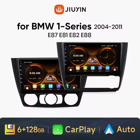 MG18 Android 13 Car Radio For BMW 1 Series E81 E82 E87 E88 AT 2004 - 2011 GPS DSP Carplay Multimedia