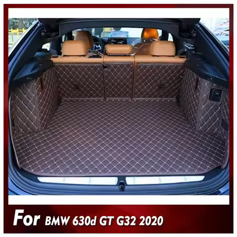 Custom Good quality! Special car trunk mats for BMW 630d GT G32 2020 waterproof boot carpets cargo l