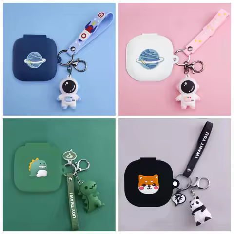 Cartoon animal Cover for ATH-AC5TW /CKS50TW2 /SQ1TW2 Earphone Silicone Case for ATH SQ1TW2