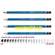 Staedtler mars HB B 3B 4B 5B H 2H 3H 4H 5H 6H F pencil