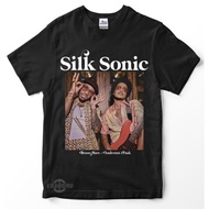 Hot Selling Printed Cotton T-Shirt Premium With bruno mars ANDERSON PAAK SILK SONIC For Men S-5XL