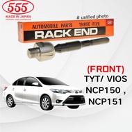 ORIGINAL TOYOTA VIOS NCP150 , NCP151  555 JAPAN BRAND STEERING RACK END (SET = 2PCS)