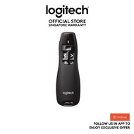 Logitech R400 Wireless Presentation Remote with Red Laser Pointer - EBL, Plug and Play