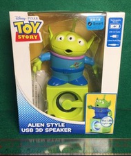 (收藏品）全新絕版 CAMINO  Disney / Pixar  Toy Story Alien Style USB 3D Speaker  廸士尼三眼仔USB喇叭