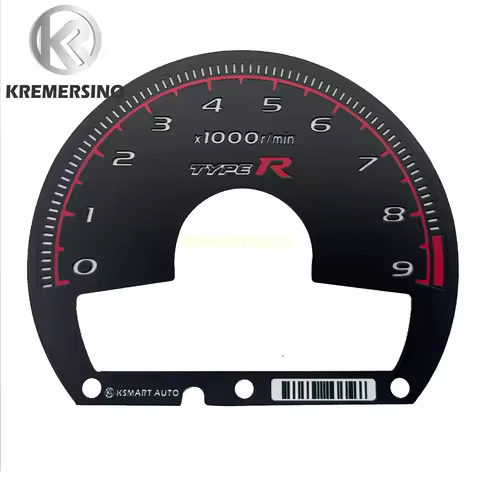 Dashboard Instrument Retrofit for Honda CIVIC TYPE R Instrument face-plate Polyester Film Face-plate