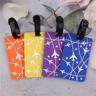 Travel PVC Luggage Tag, Boarding Pass Address Label Airplane Suitcase Tag, Soft Baggage Name Tags In